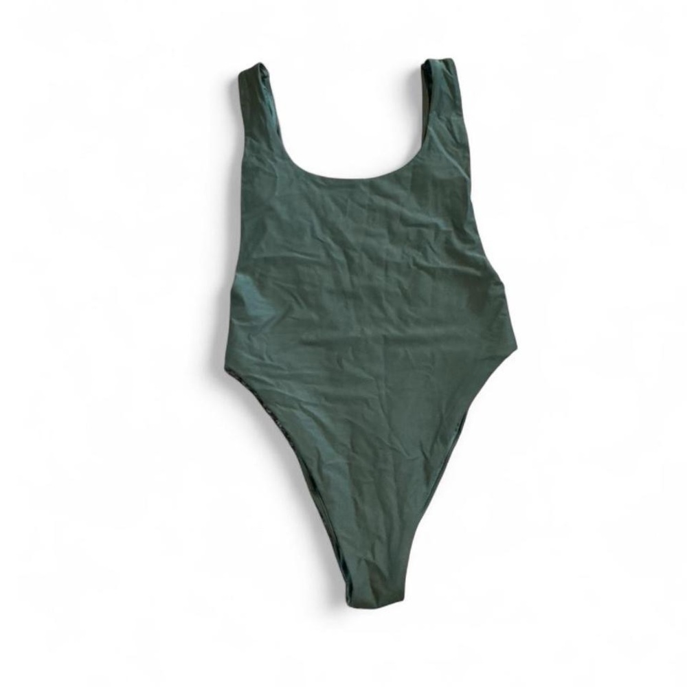 Aerie green one piece swimsuit